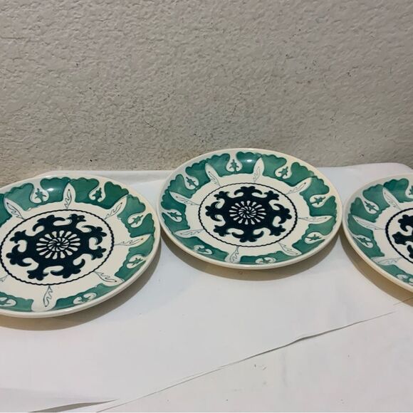 THRESHOLD Stoneware TARGET "KEIRA" Plates 8.5” Set Of 3 G18 - Picture 2 of 9